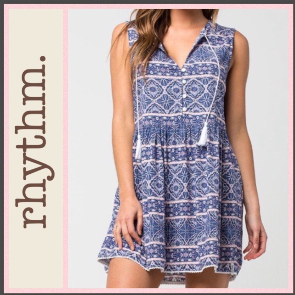 NWOT Boho Tie Dress